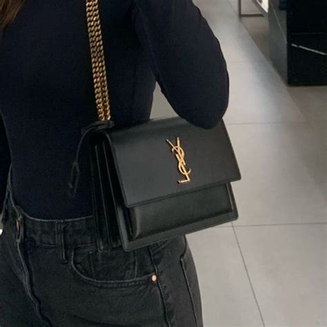 medium sunset ysl smooth leather gold hardware|ysl sunset bark leather.